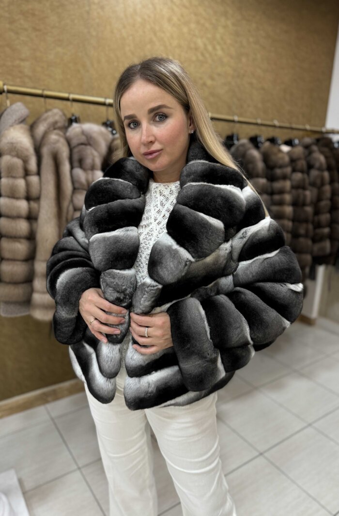 Шуба из шиншиллы высшего качества